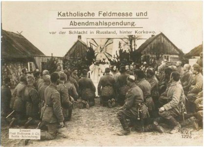 Comunión de alemanes antes de la escaramuza de Korkowo photo