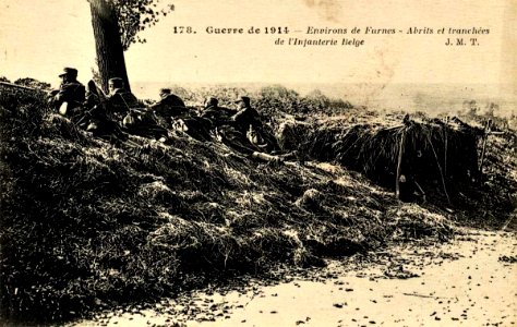 Las primeras trincheras - Belgas
