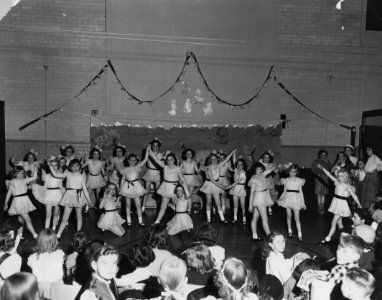 Girls putting on dance performance, West Toronto YWCA photo
