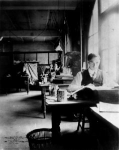 Tom Thomson as a graphic artist at Grip Limited; J.E.H. Ma… photo