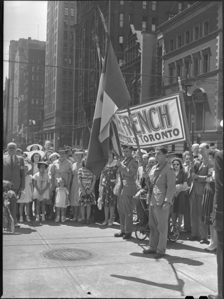 Free France demonstration, Toronto
