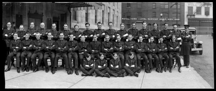 Royal York Hotel service department staff photo