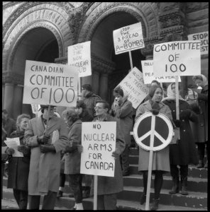 Committee of 100 at City Hall, Toronto (anti-nuclear demon… photo