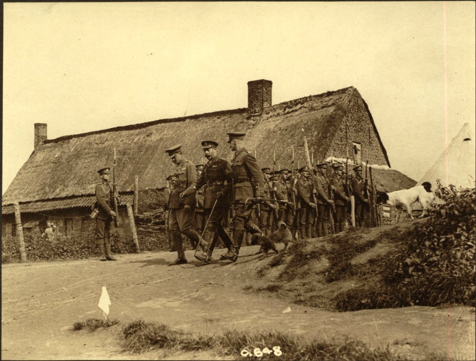 Visit of His Majesty the King George V to Canadian troops …