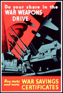 “Do your share in the war weapons drive.” photo
