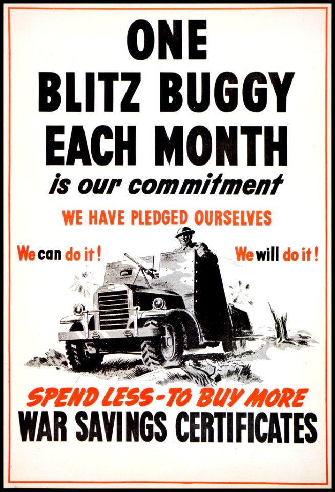 One blitz buggy each month is our commitment [Canada]