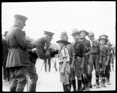 Duke of Connaught and scouts, Toronto Exhibition