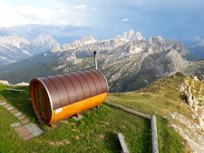 Mountains sauna original places