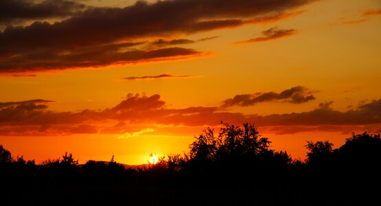 Abendstimmung sky clouds photo