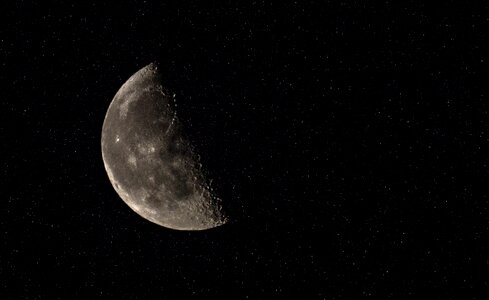 Sky night black planet