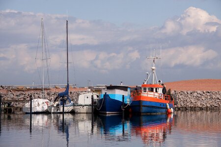 Pier ship fish photo