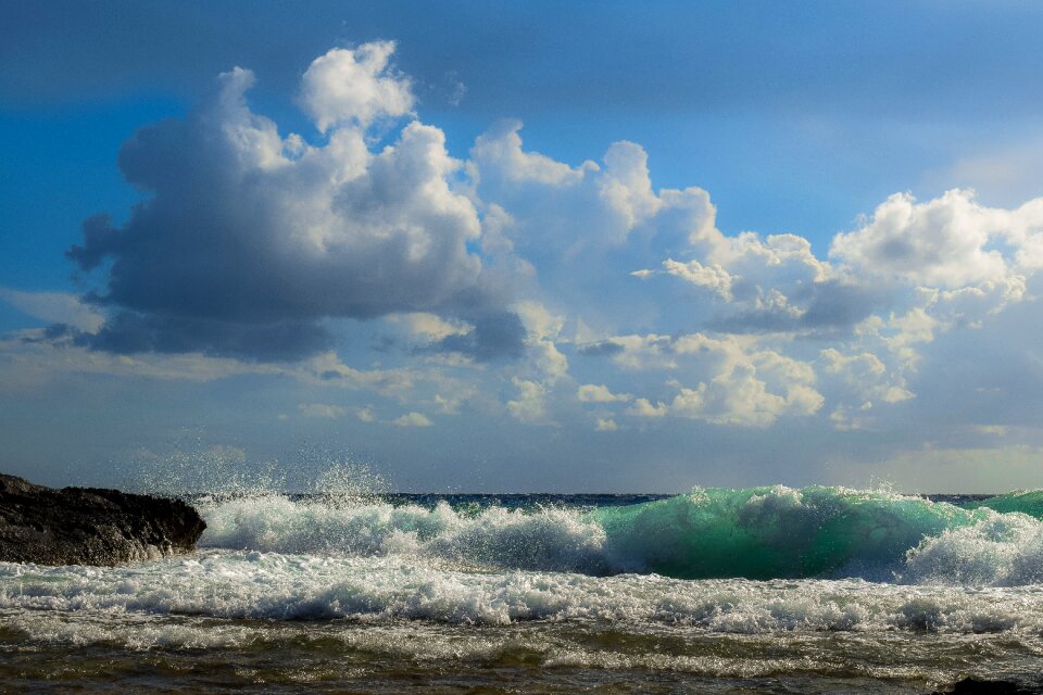 Clouds landscape sea