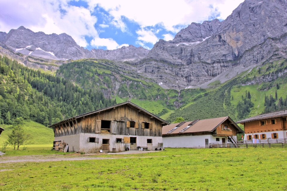 Wood farm landscape