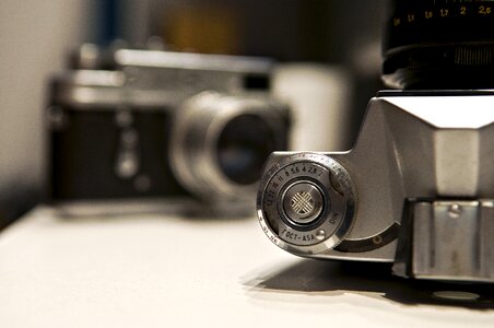 Objects slr brown camera