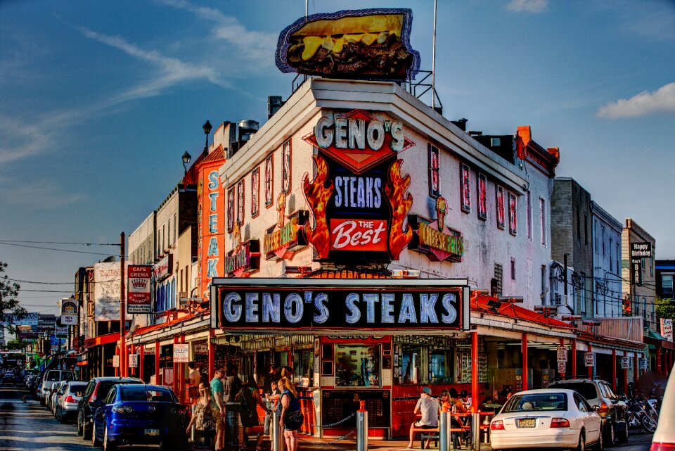 Architecture outdoors gino's steaks