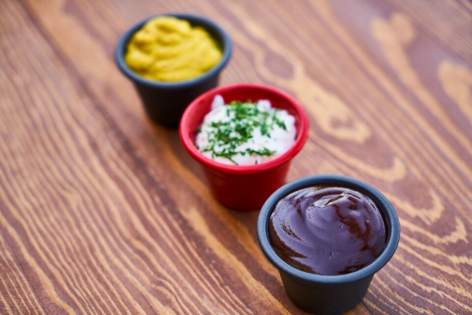 Mayonnaise barbecue ketchup