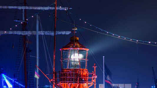 Port lighthouse lights