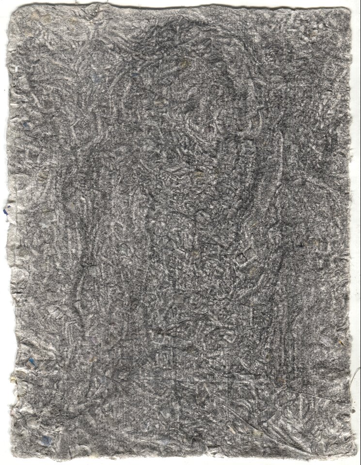 Contours des fibres au crayon
