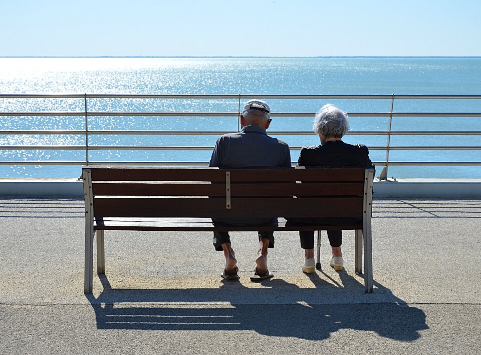 Elderly person senior citizens spouses