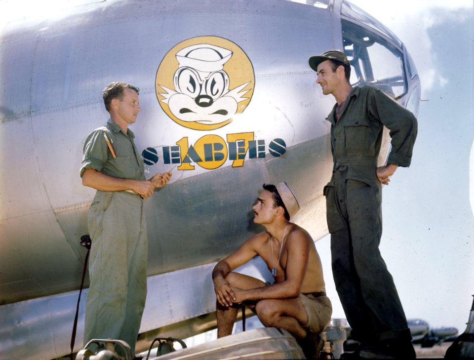 The scowling visage of "Joe Seabee" decorates the Superfor…