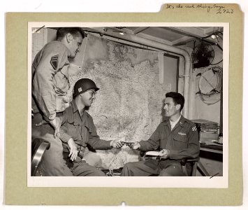 Allied soldiers know it's the real thing with they receive…