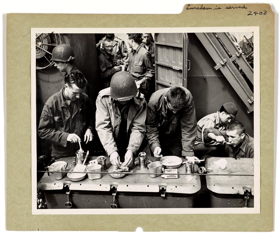 Luncheon is Served in the English Channel. Come and get it…