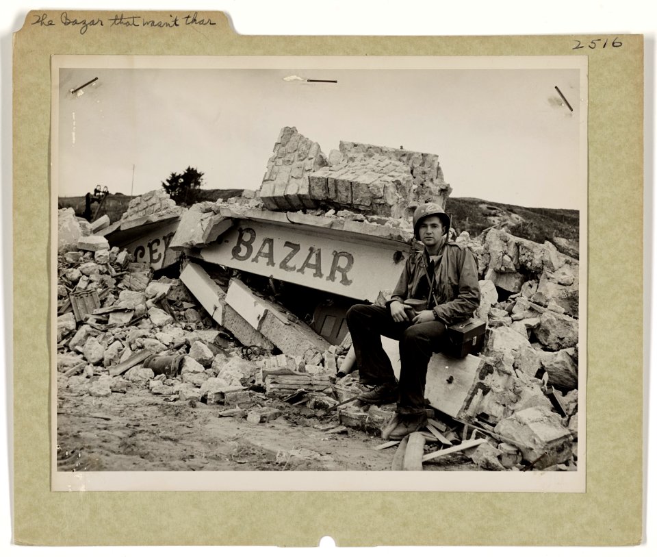 A Bazar that Isn't Thar. Just back of the Normandy invasio…