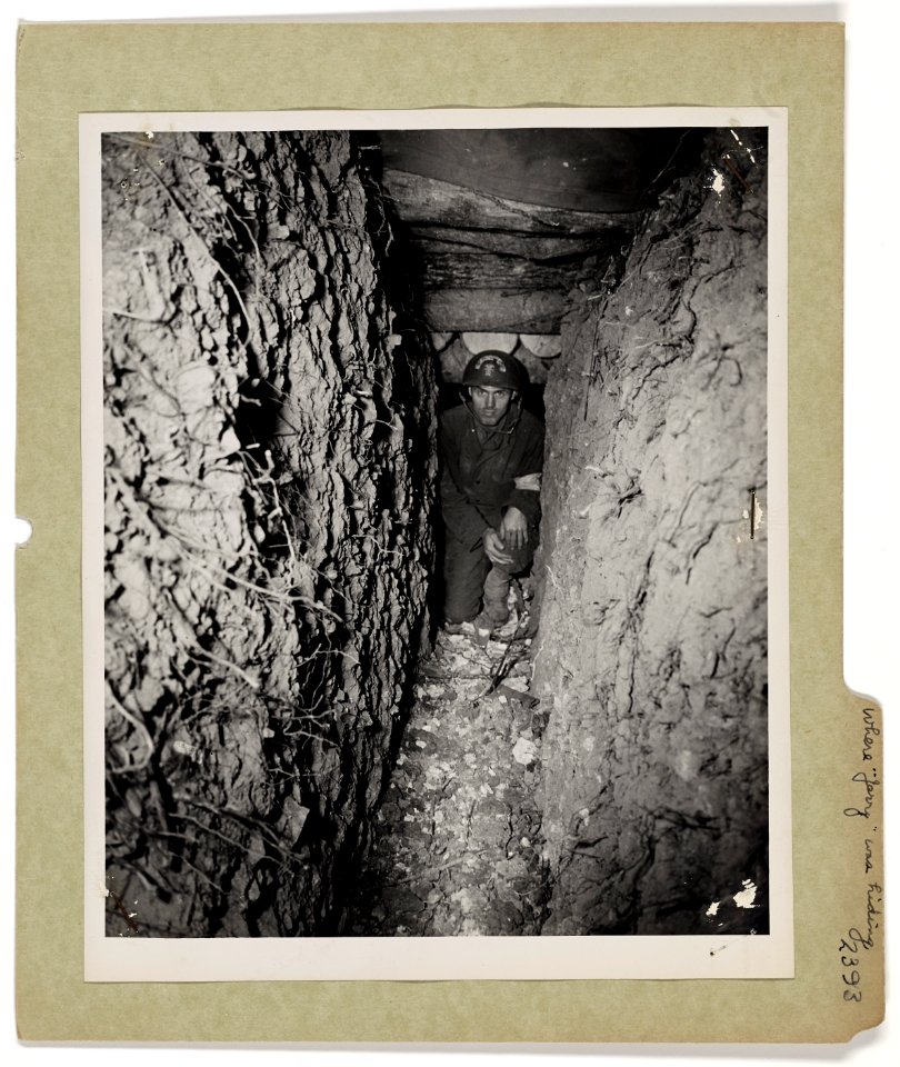 Where "Jerry" was Hiding on D Day. An American soldier cra…