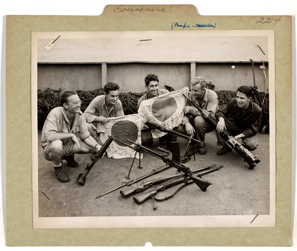 Five fighting Coast Guardsmen, who participated in the ini…