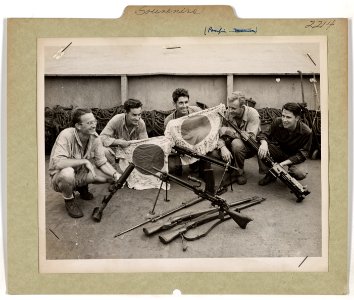 Five fighting Coast Guardsmen, who participated in the ini…