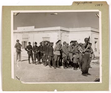 Captured in the invasion of Sicily, a group of Nazi soldie…
