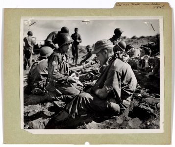 Jap fire stopped some of the American attackers, but their…