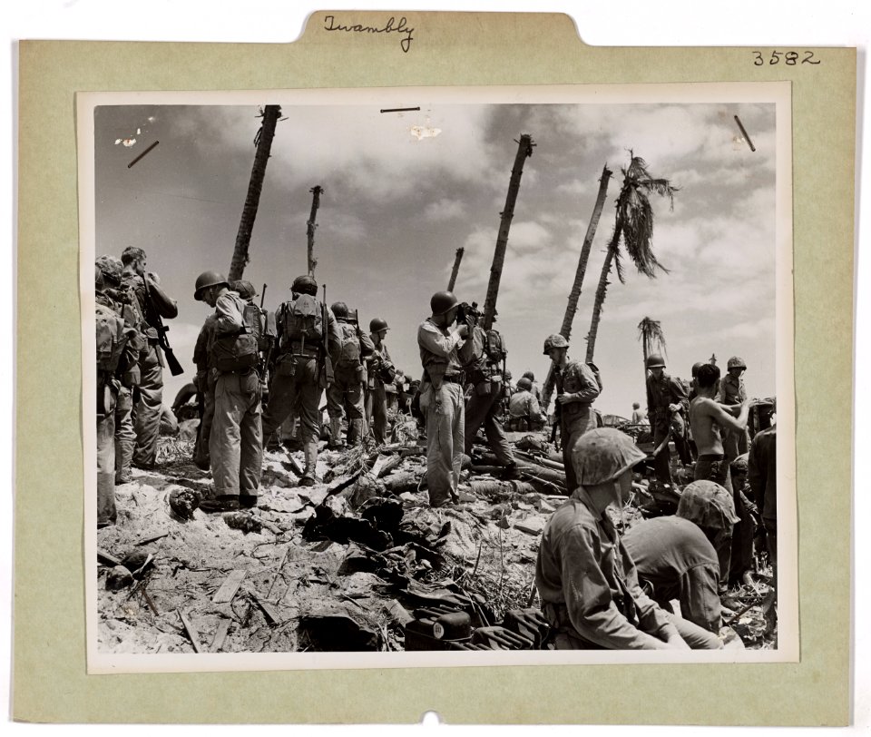 Coast Guard Photographer George G. Twambly, center, Chief …