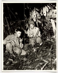 Cpl. Henry Blake Jr., (left) and PFC George H. Kirk, Navaj…
