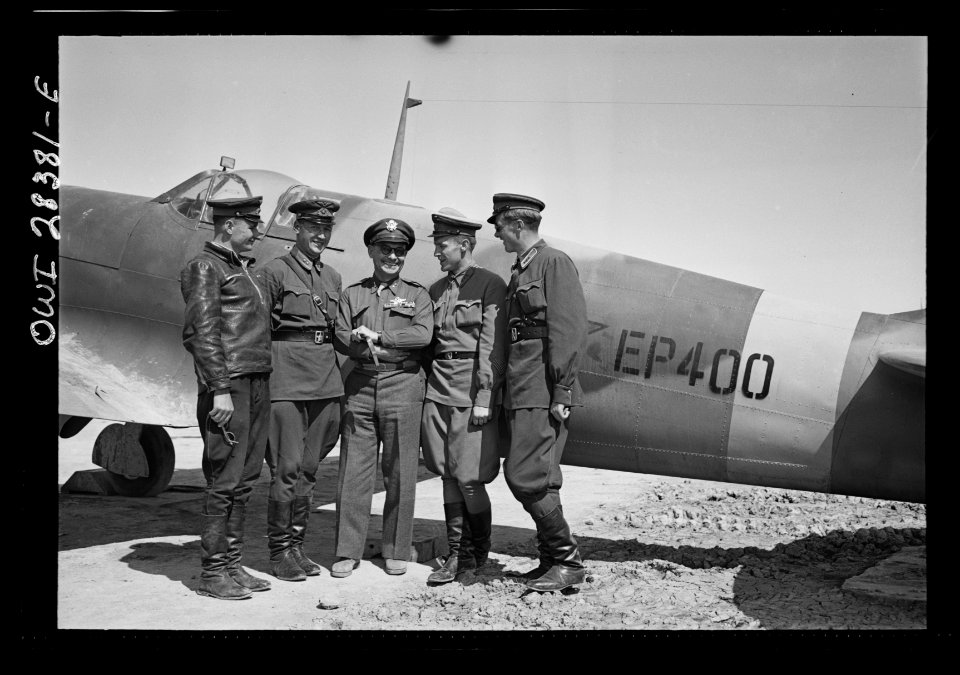 Somewhere in Iran. Major General Lewis Brererton in the ce…