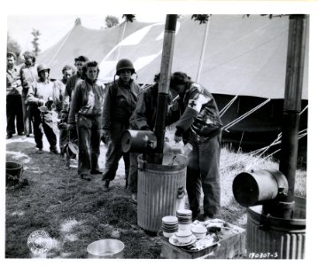 SC 190307-S - On Normandy beachheads. Nurses of a front li… photo