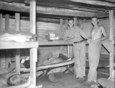 127-N-64675 - Safety from enemy aerial attacks is required…