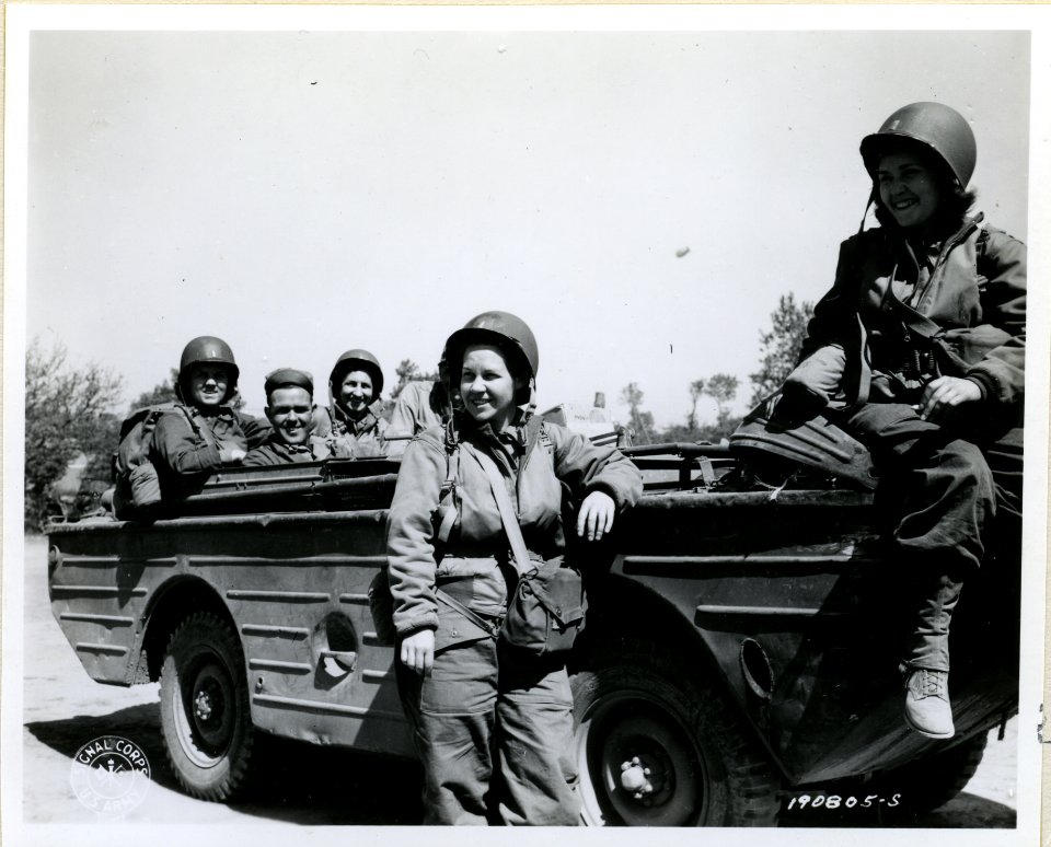 SC 190805-S - Left to right: Lt. Violet Bartholomew, Kalka…
