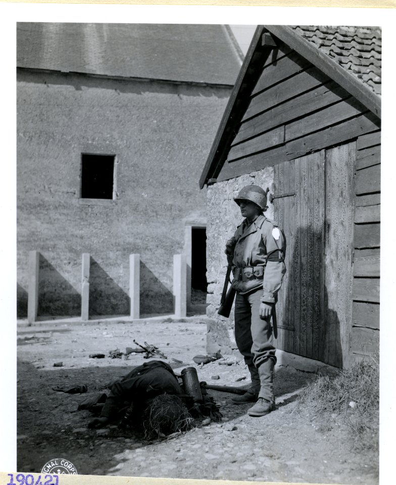 SC 190421 - Equipment littered about this dead German tell…