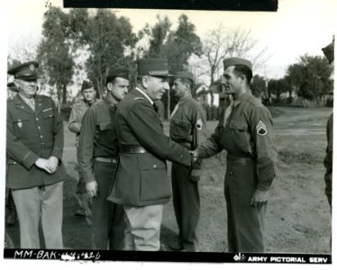 Algiers, North Africa. One of the American NCO instructors… photo
