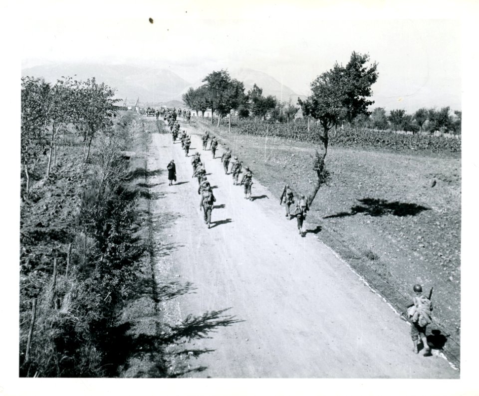 SC 271423 - 45th Infantry Division moving towards Benevent…