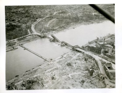 SC 324015 - Army engineers built Ponton bridge across the … photo