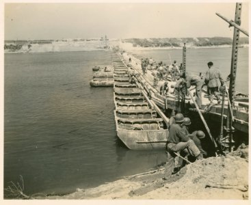 Engineers of the 1554 Engineer Heavy Pontoon Battalion, er…