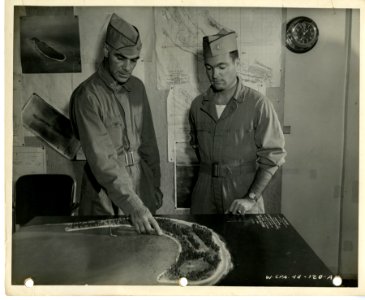 Lt. Col. [illegible]ard P. Smith and Col. Wayne C. Zimmerm…