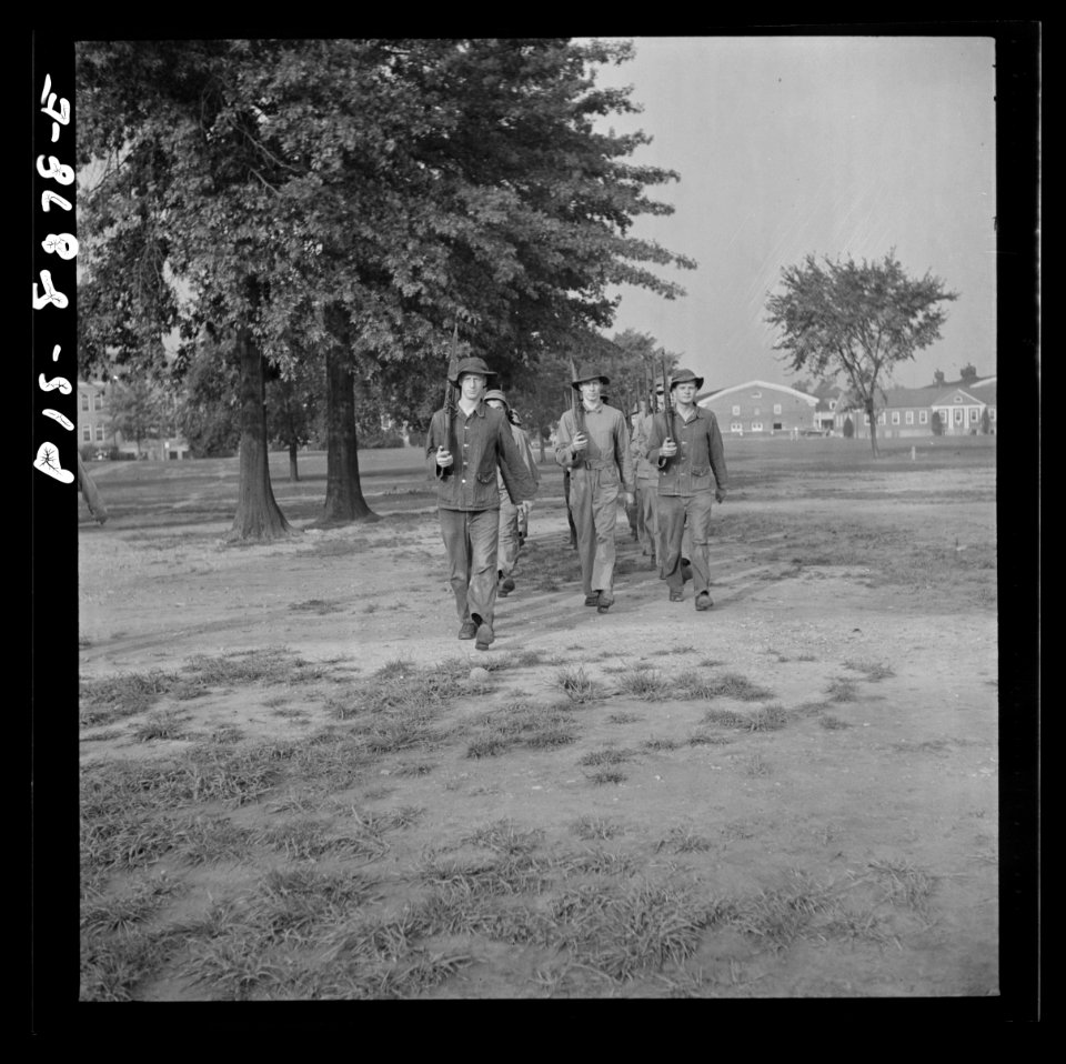 Fort Belvoir, Virginia. Sergeant George Camblair drilling …