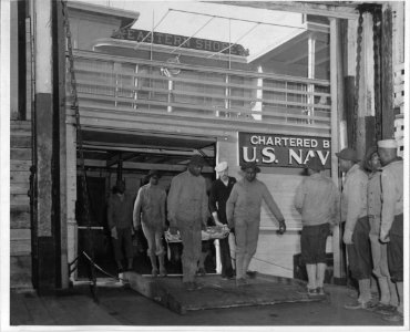 Wounded from Morocco, North Africa, 47th Infantry, being t…