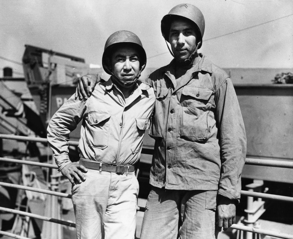 Indian soldiers of 45th Division on Pier X, Newport News, …