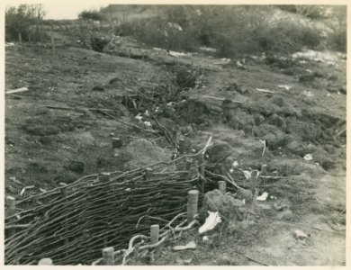 Fortifications of the Gothic line in the Apennines used ag…