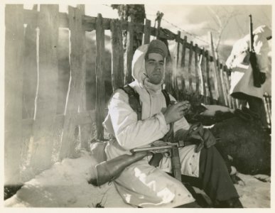 Sgt. Leslie Caraway, Nixon, Texas, no. 1 man of patrol, st…