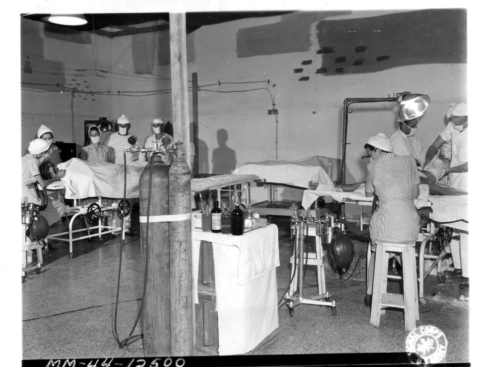 SC 190591 - 23rd Gen. Hospital: view of operating room. Na…